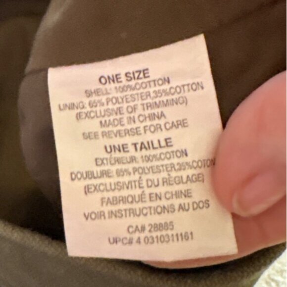 Military Style Hat Army Green With Embroidered Patch & Star Accents - Picture 6 of 7